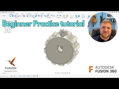 Fusion 360 Beginner Practice tutorial