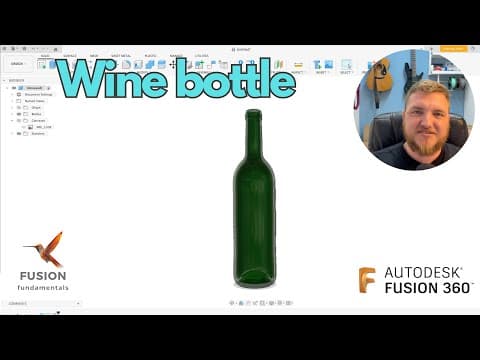 Fusion 360 Wine Bottle Tutorial