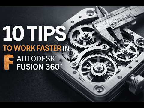 10 Fusion 360 Tips to Design Faster and Smarter