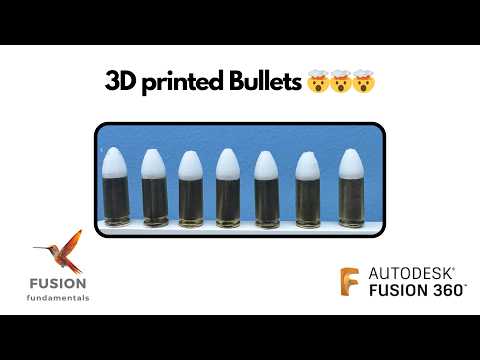 3D Printed 9mm Bullet for Display