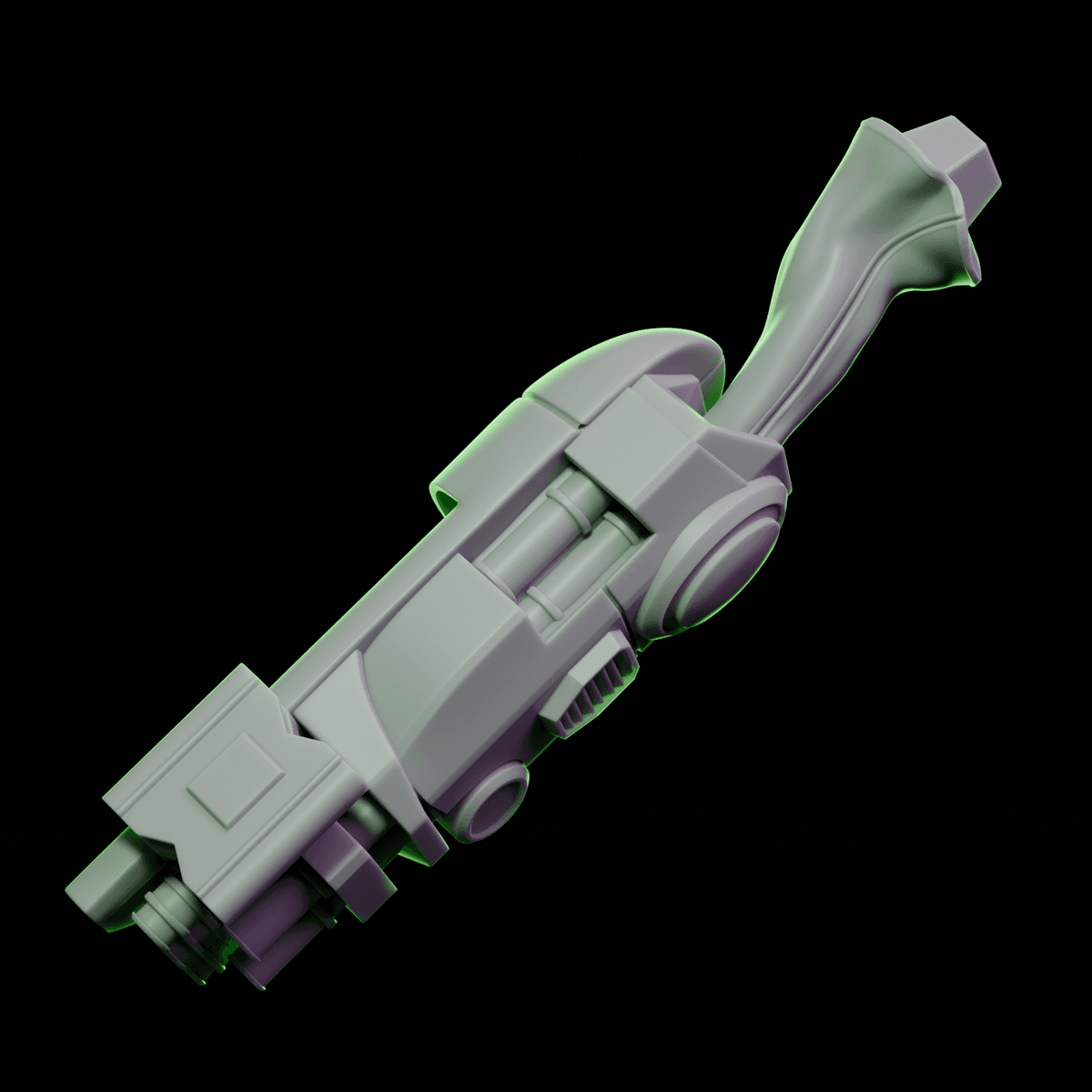 Project SIREN-7 โ Pre-supported Mech Girl | Multipart STL Model for Resin 3D Printing