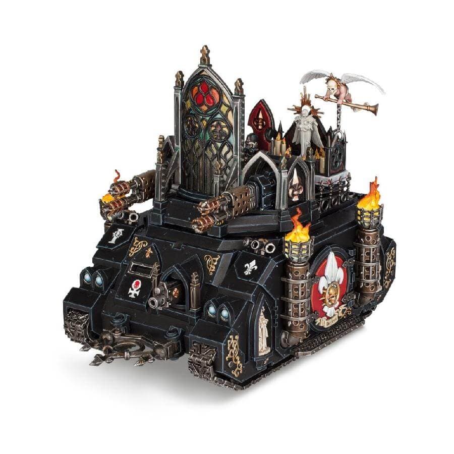 Ornate Immolator Tank – Adeptas Sororitas Stained-Glass Flame Tank Proxy (Highly Detailed)