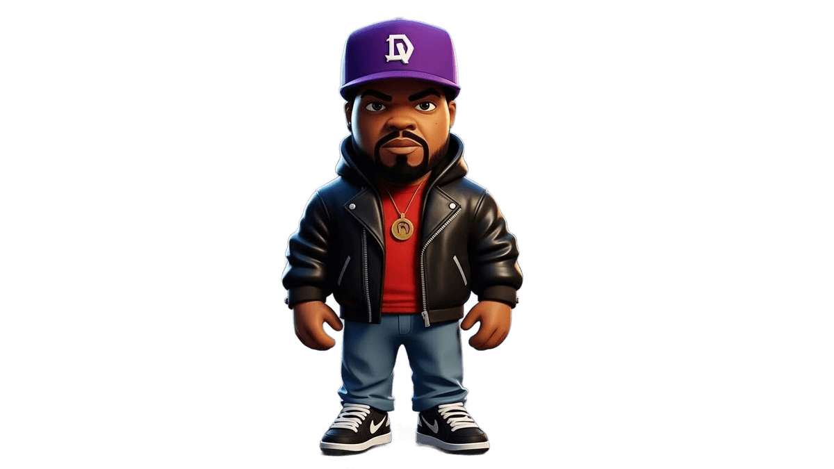 3D Printable Collectible Figure โ Ice Cube Inspired