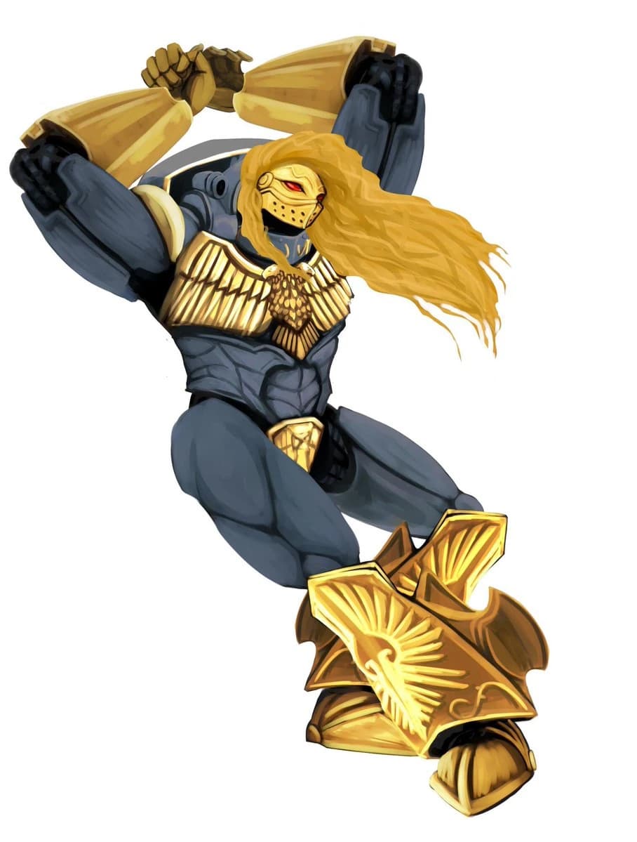 Santodes – Festive Adeptus Custodes Parody Character