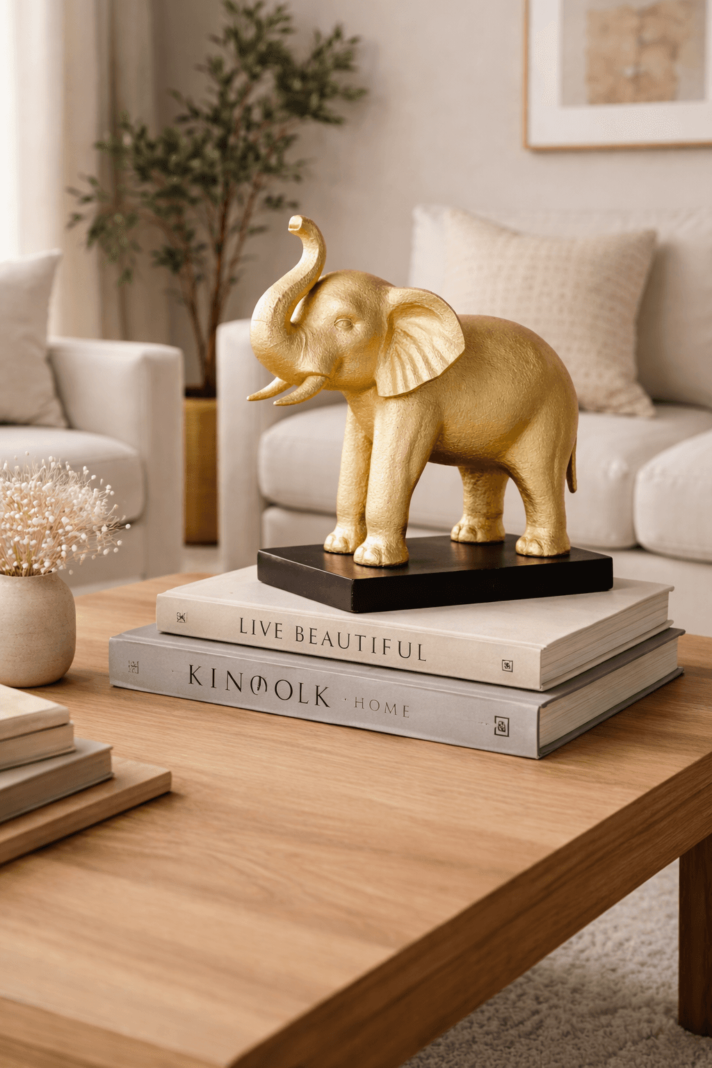 Elephant Statue STL File – Modern Elephant Sculpture 3D Print – Home & Office Decor – Digital Download
