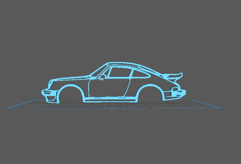 Porsche - Carrera 911 2.7 Wall Art