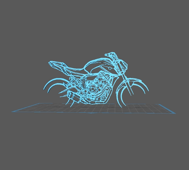 Yamaha - MT 07 Wall Art