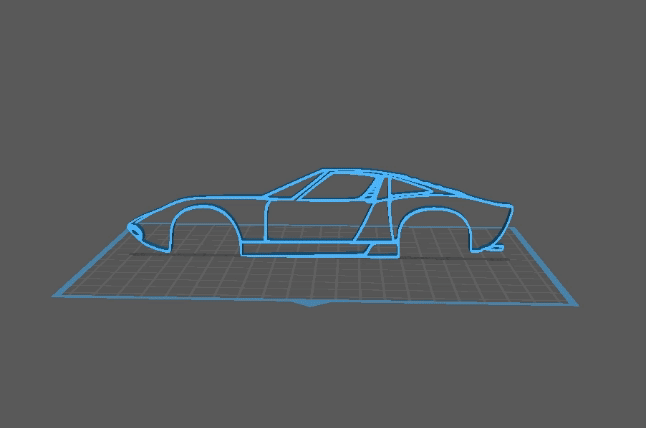 Lamborghini - Miura Wall Art
