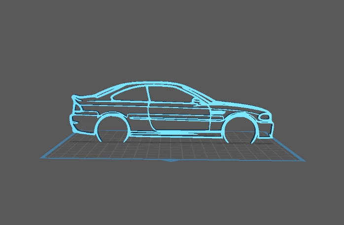BMW - M3 CSL E46 Wall Art