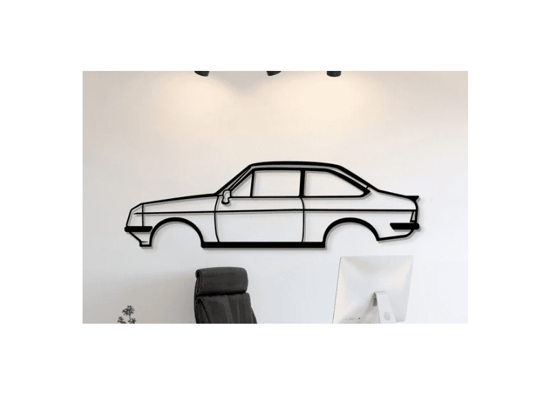 Ford - Escort MK 1980 Wall Art