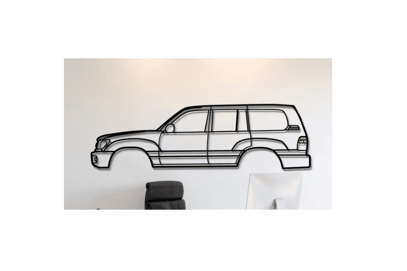 Toyota - Land Cruiser 1998 Wall Art