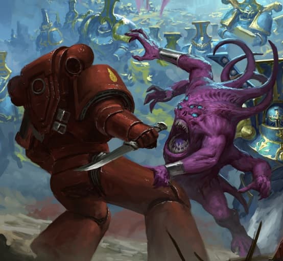 Warp Horrors – Magenta & Blue Nightmare Daemons