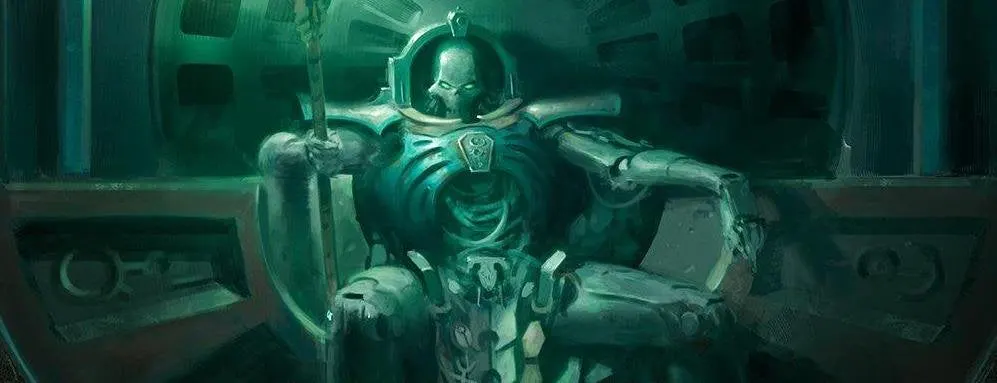 Trazyn the Infinite at his desk