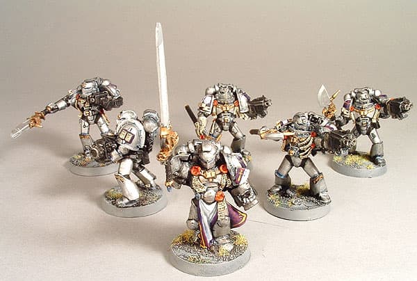 Grey Knight Infantry Squad – Power-Armoured Knights