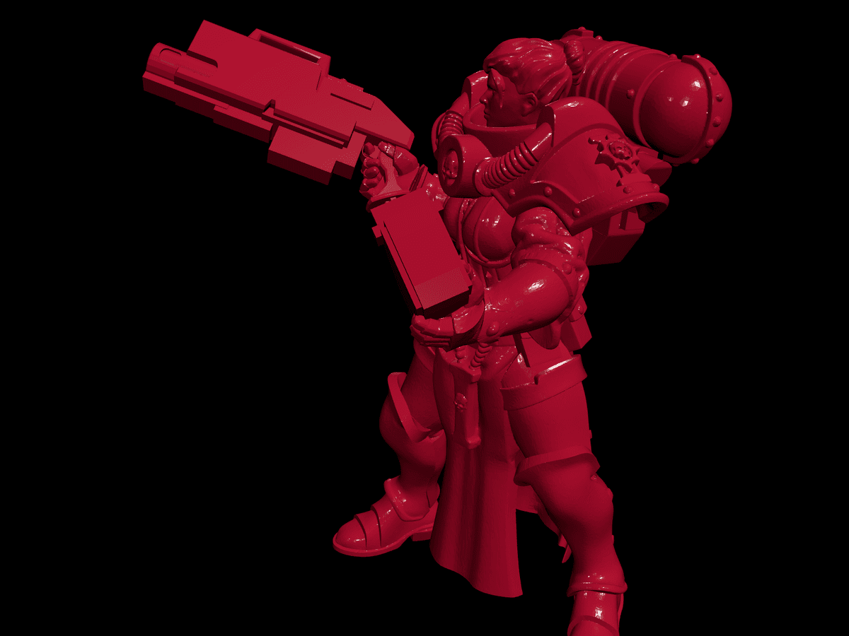 Heavy Support Sister Squad – Adeptas Sororitas Infantry Fire Support Proxy (28–32mm Scale)