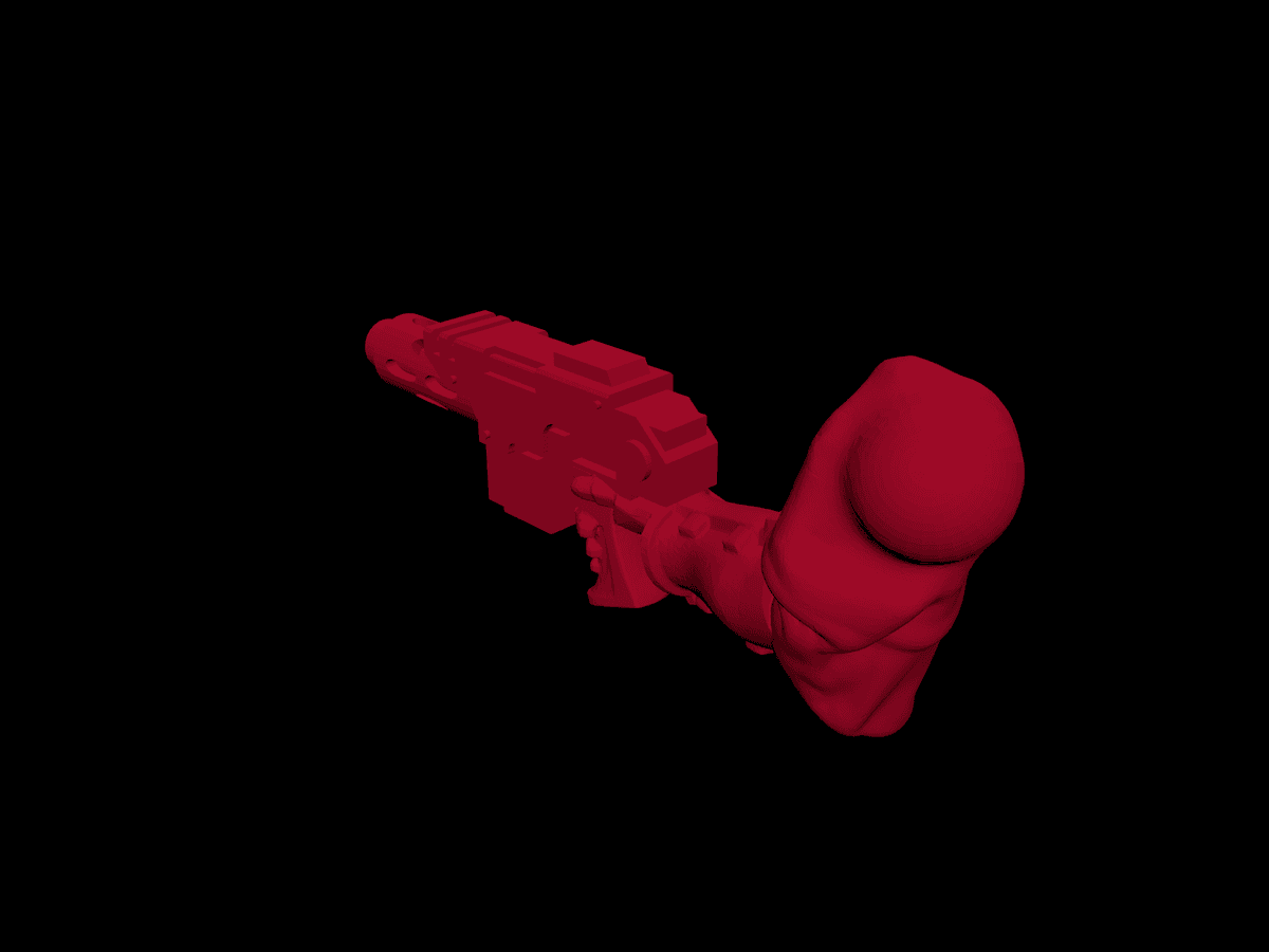 Inferno Pistol – Adeptas Sororitas Sidearm Weapon Bit (28–32mm Scale)