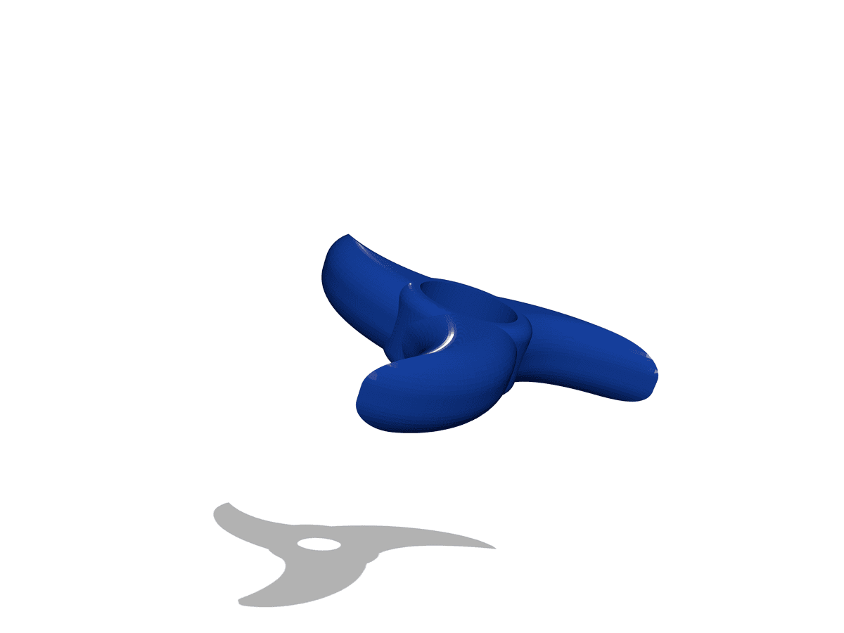 ๐ฆ Shark Tooth Fidget Spinner โ Aggressive 3-Blade Design