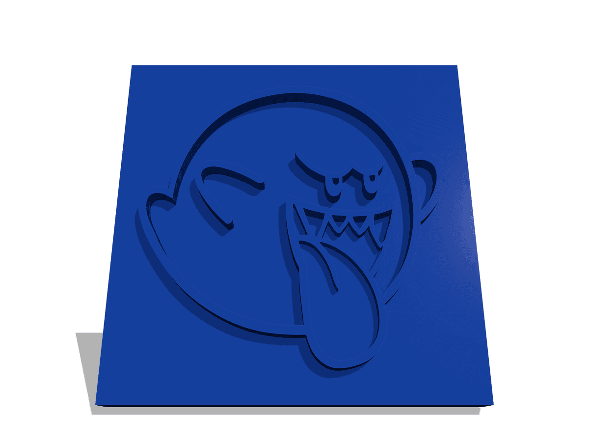 Plaque Tête Boo