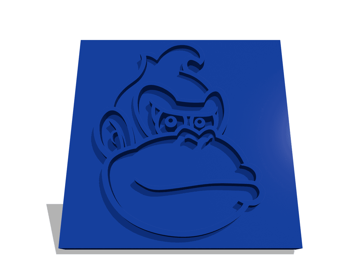 Plaque Tête Donkey Kong