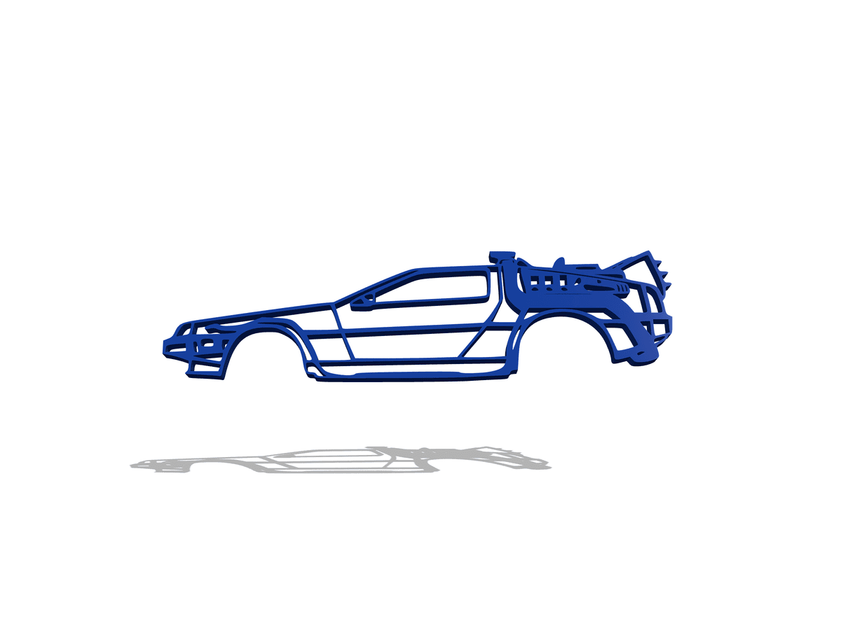 DeLorean - DMC 12 come back to the futur Wall Art