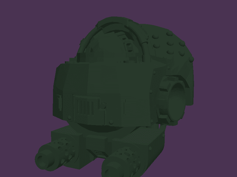 Contemptor Dreadnought death guard version (chest peice only)