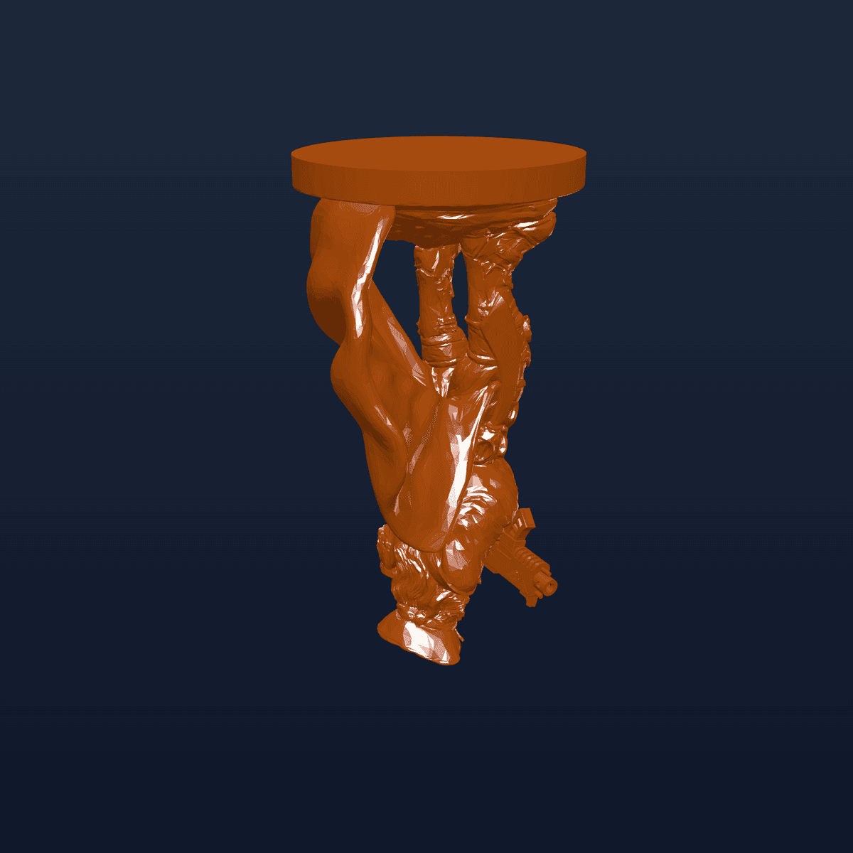 Rogue Trader Plunderbuss Pete Statue for Wargames Terrain