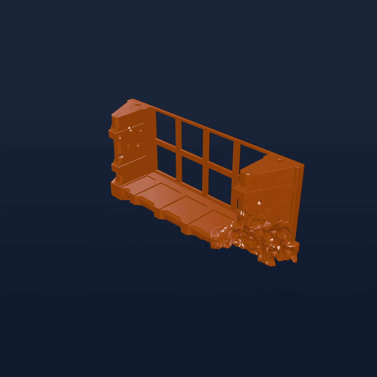 Warhammer 40K Wargames Terrain Modular Trench