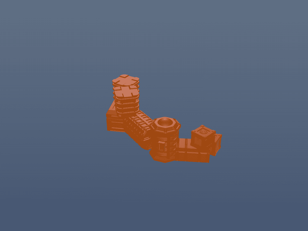 Wargames Terrain Cargo Crate Defensive Cover Barrier