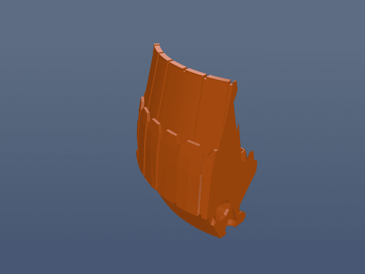 Gothic Spaceship Wreck B Engines - Wargames Terrain