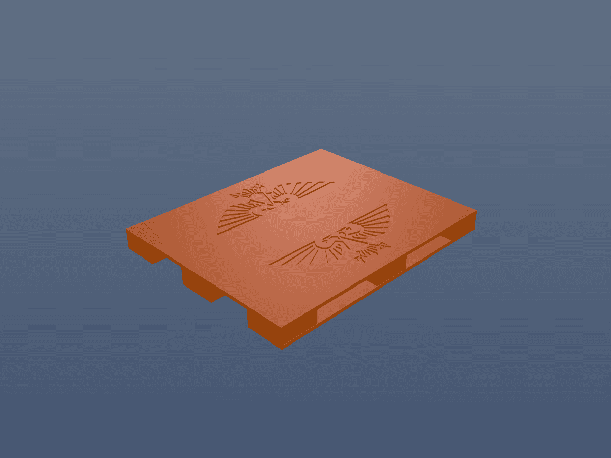 Wargames Terrain: Imperial Pallet