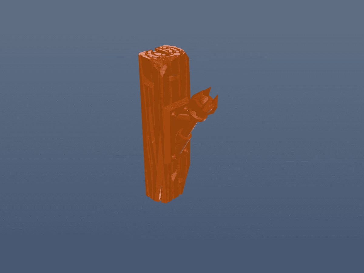 Gothic City Torch Posts for Wargames Terrain