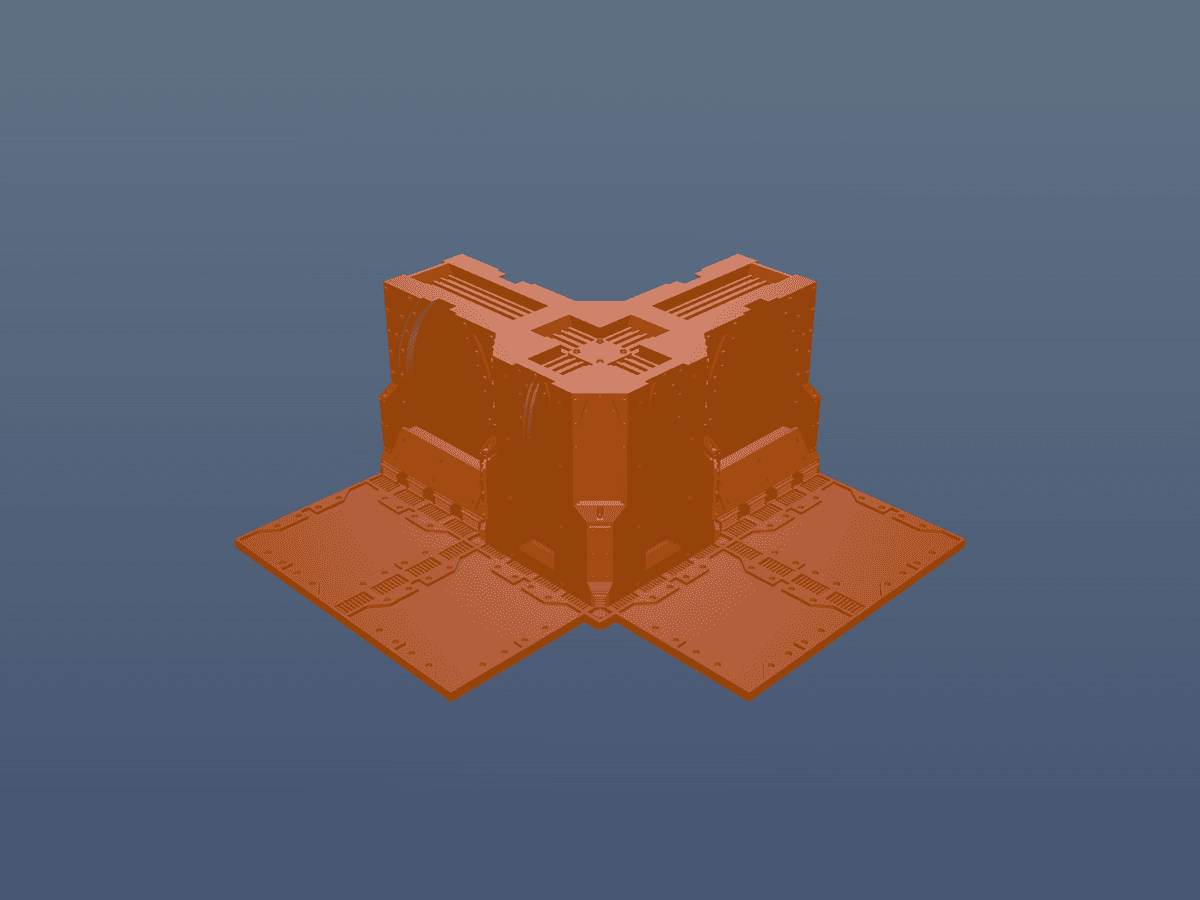 Warhammer 40k Zone Mortalis Terrain Ruins (28mm)