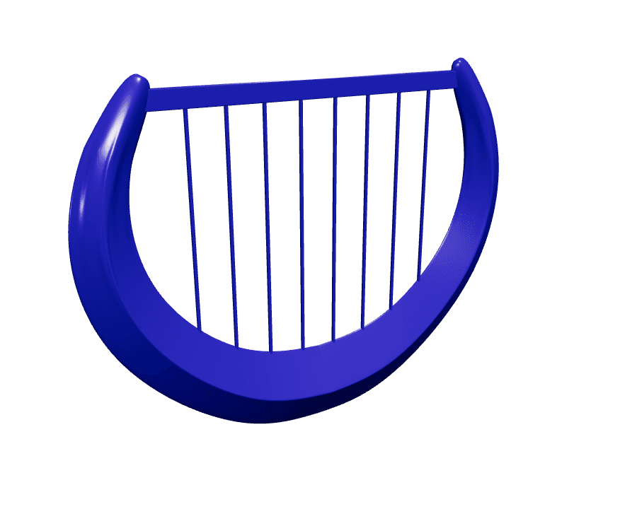 Lyre Harp Ornament