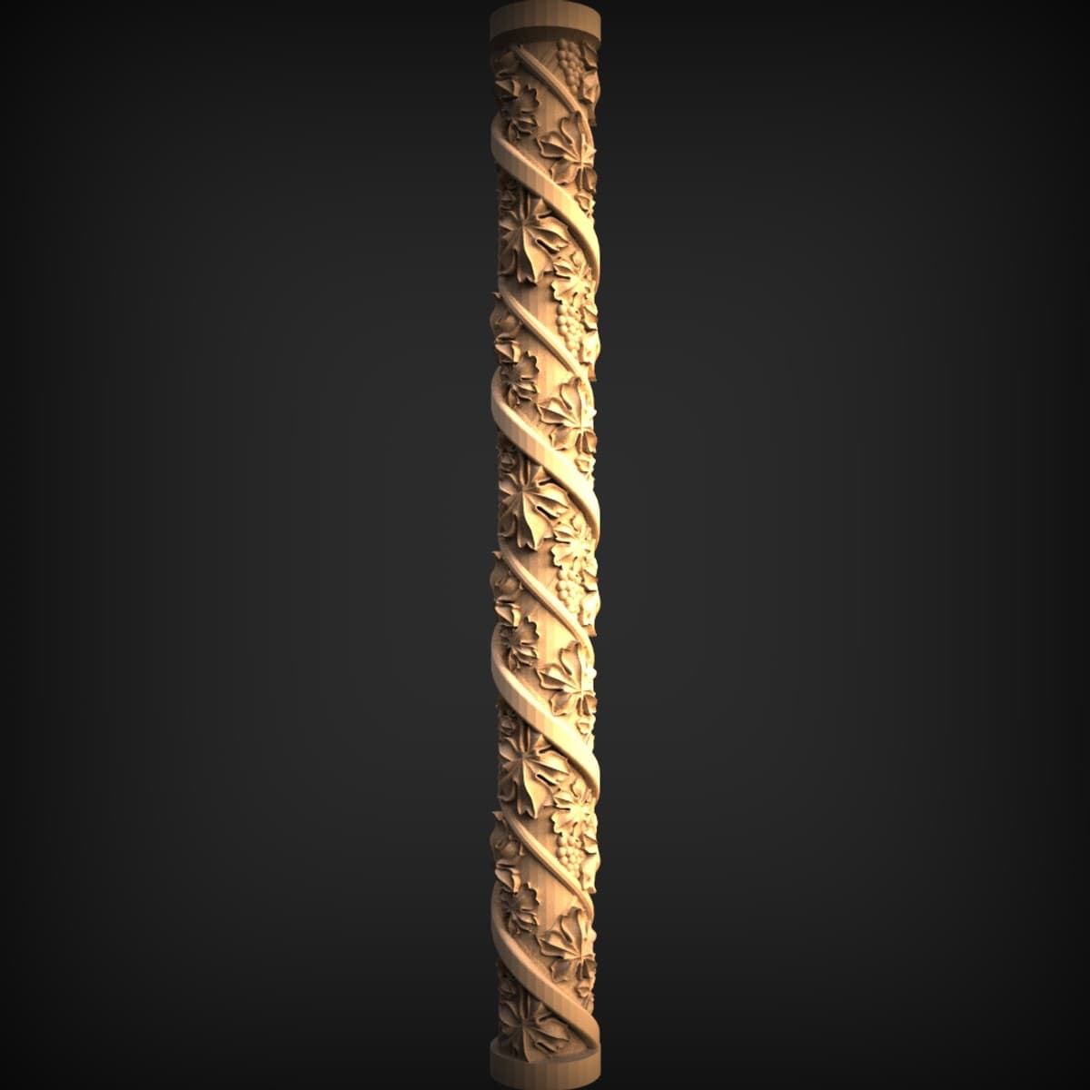 Grapevine Spiral Column