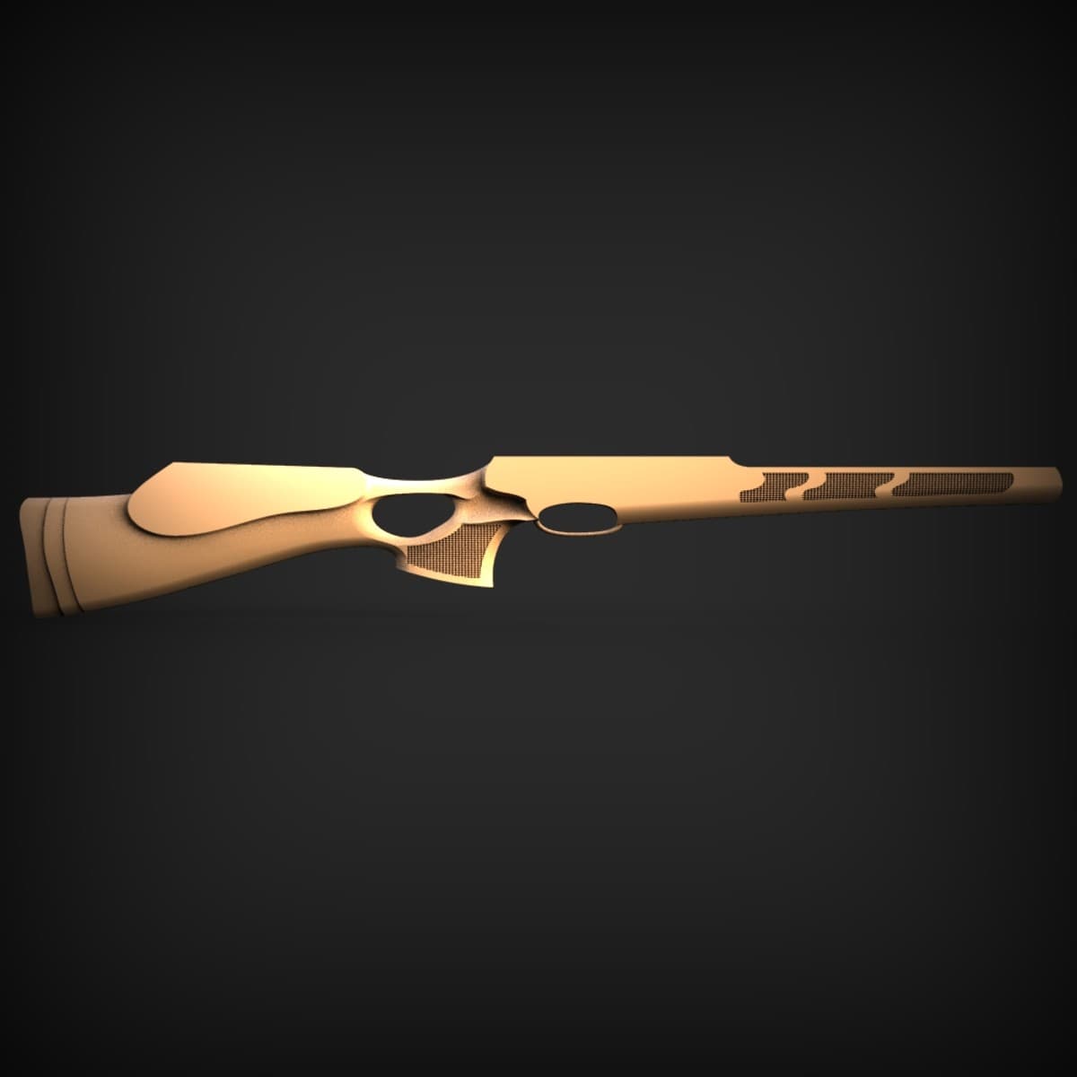 Thumbhole Target Rifle Stock