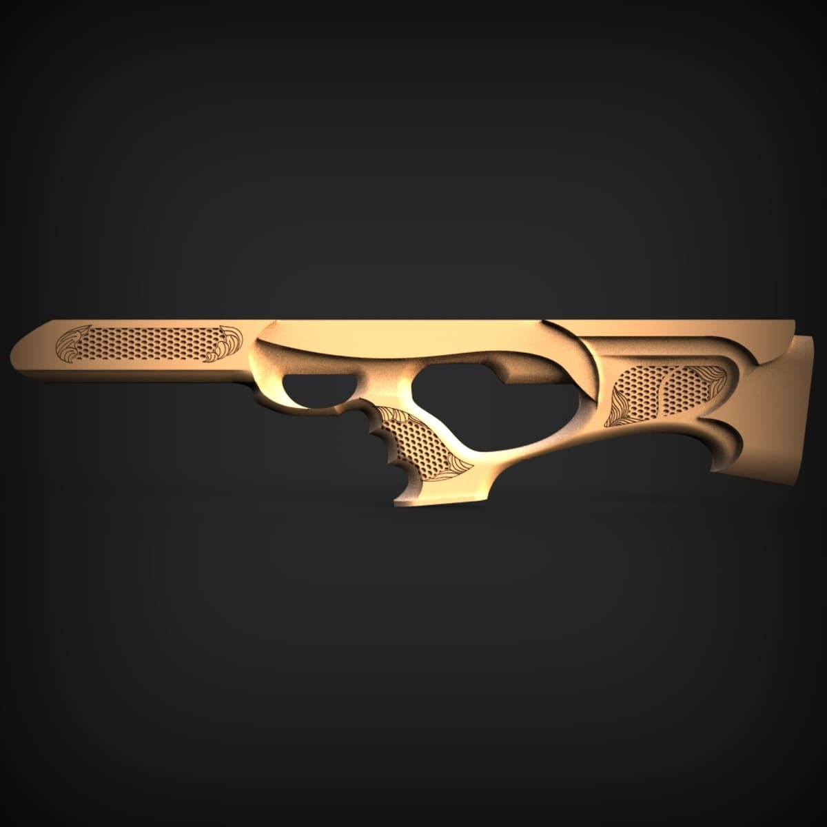 Ventilated Thumbhole Target Stock