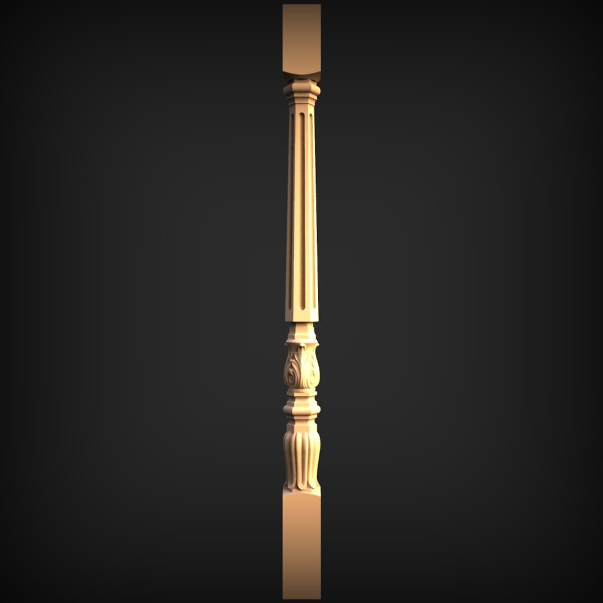 Acanthus Urn Baluster Spindle