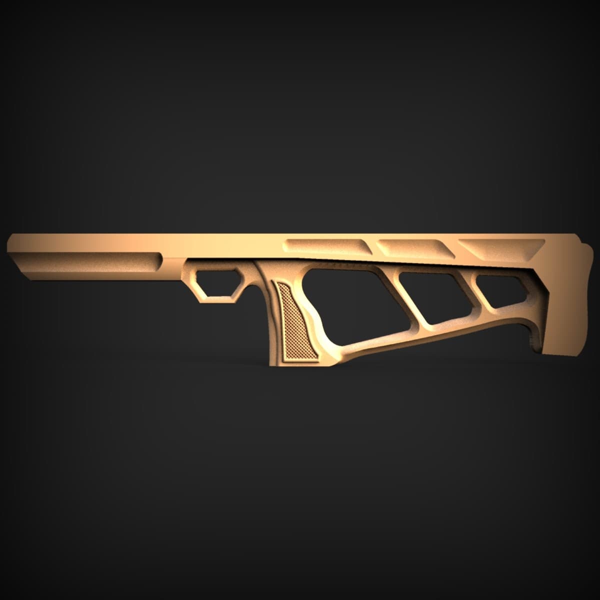 Skeletonised Precision Rifle Chassis