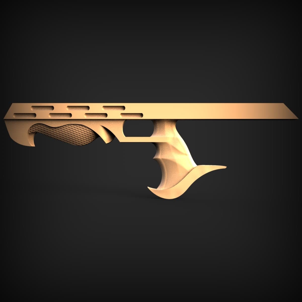 Bat-Wing Fantasy Gunblade Prop