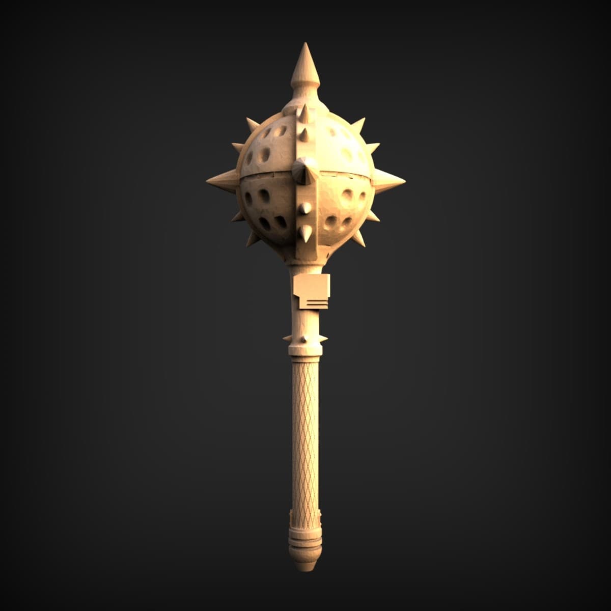 Spiked Morningstar War Mace