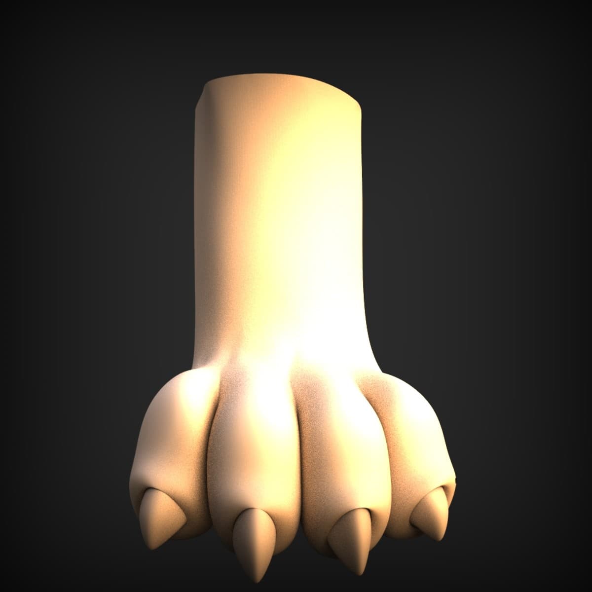 Clawed Beast Paw Foot