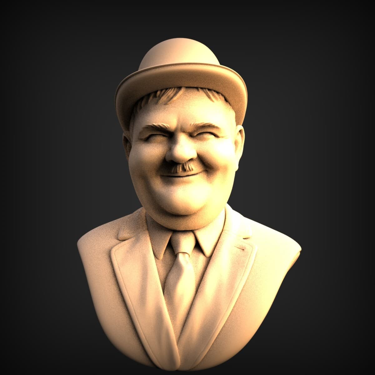 Bowler-Hat Comic Gentleman Bust