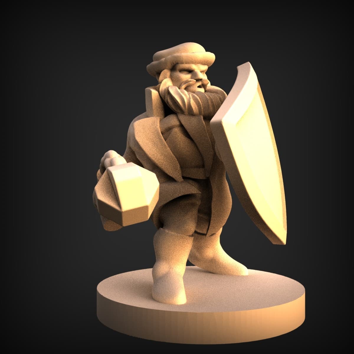 Warhammer Dwarf Fighter Miniature