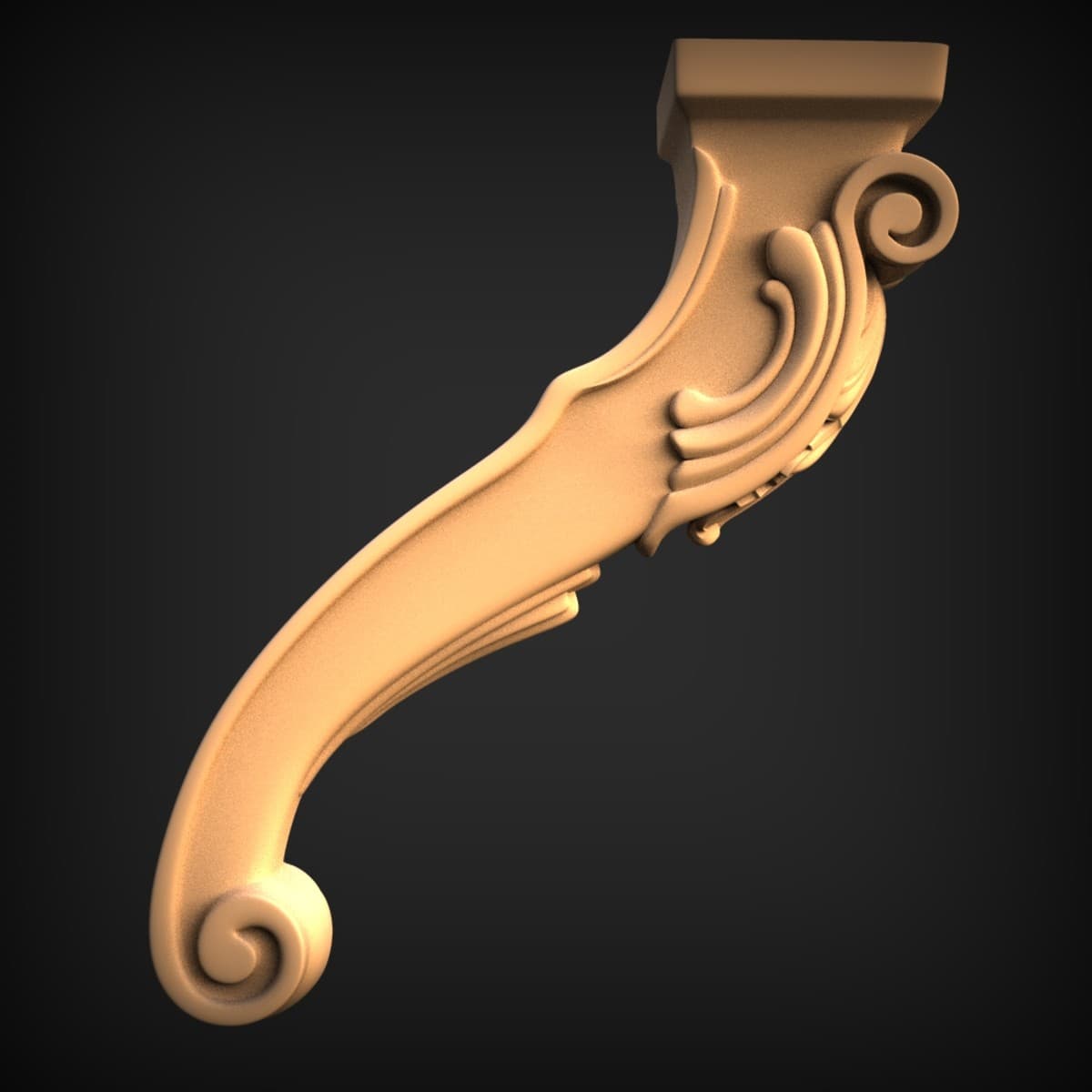 Scrolled Acanthus Corbel Bracket