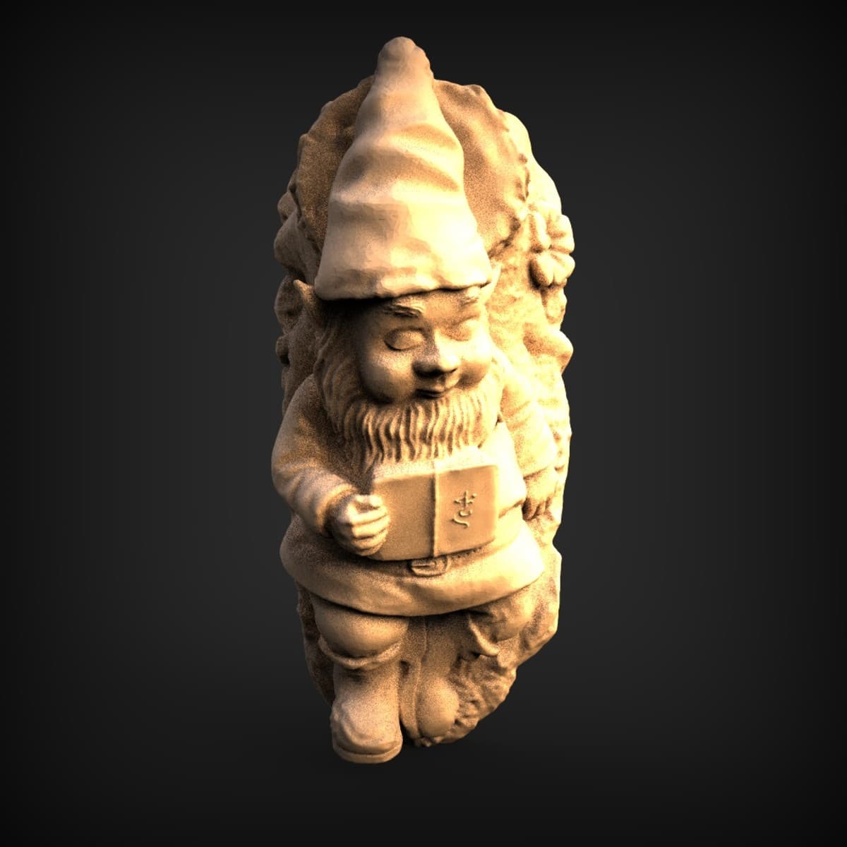 Sleepy Garden Gnome Ornament