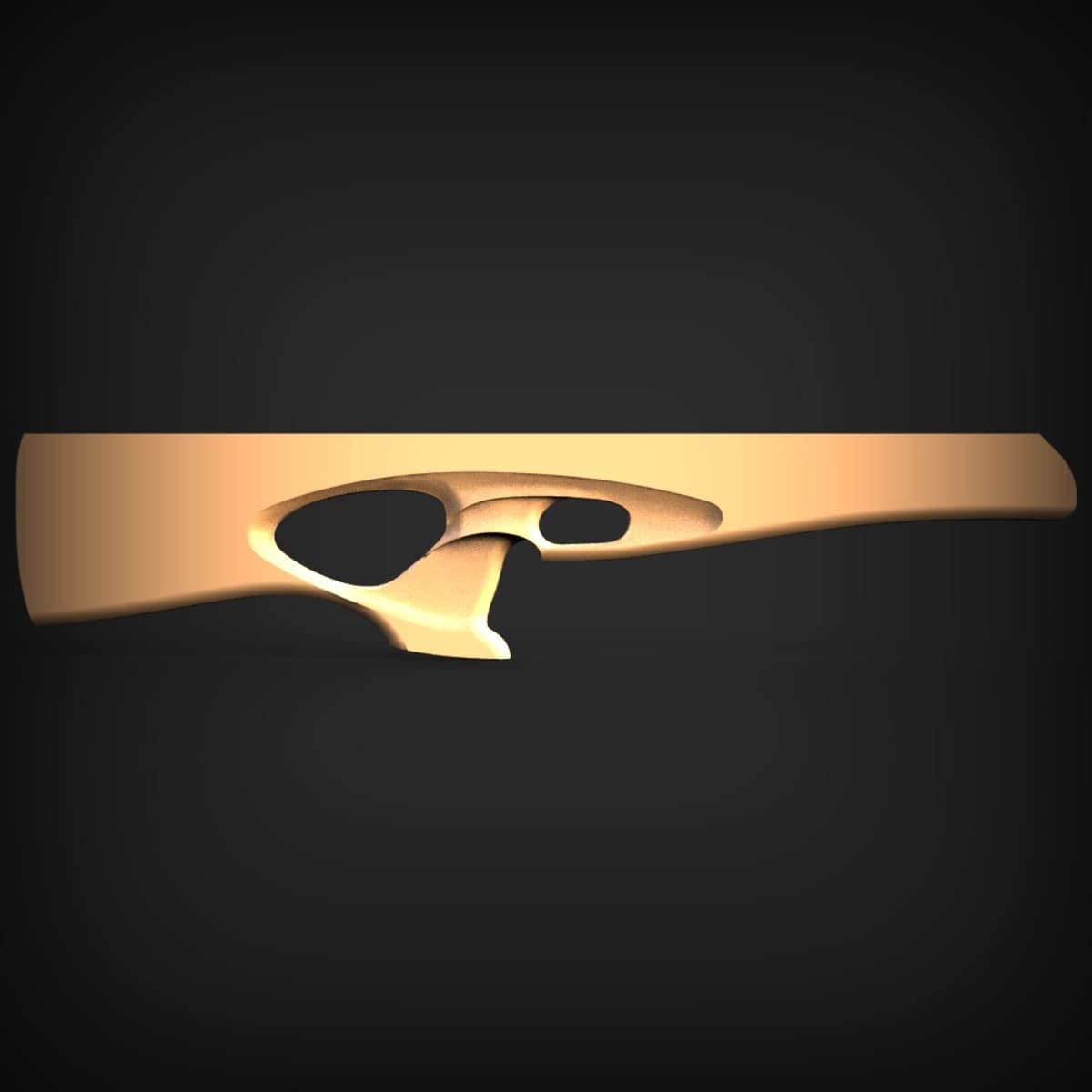 Slim Pierced Centre Onlay Molding