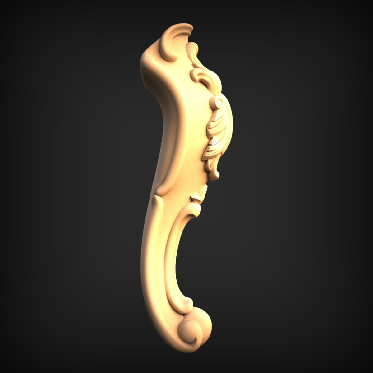 Baroque Acanthus Scroll Onlay