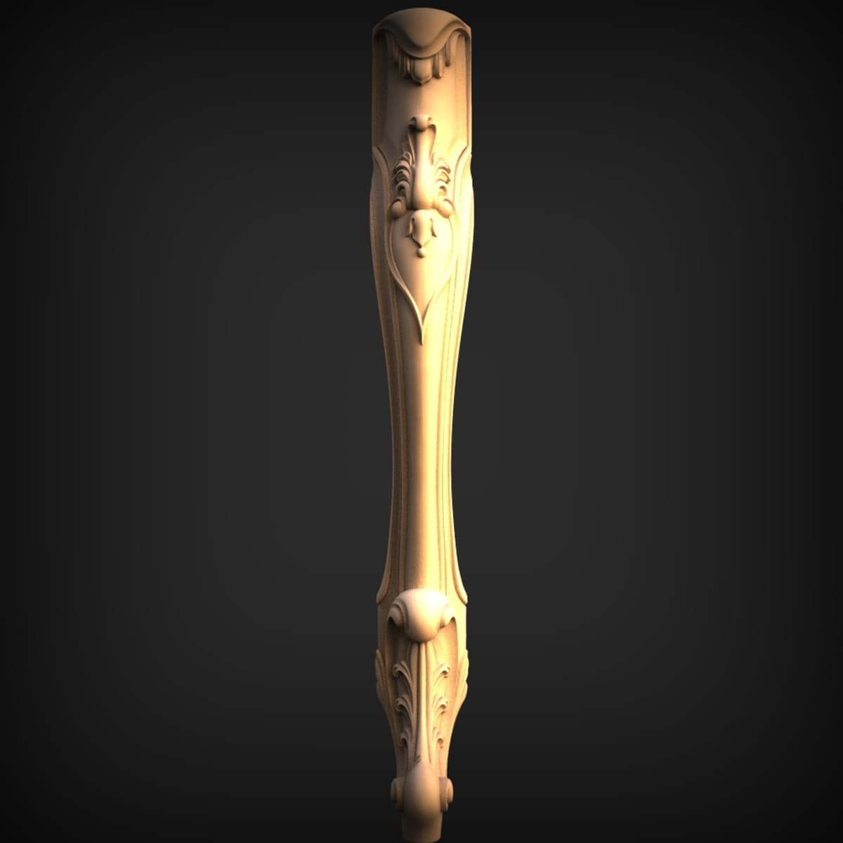 Acanthus Cabriole Furniture Leg