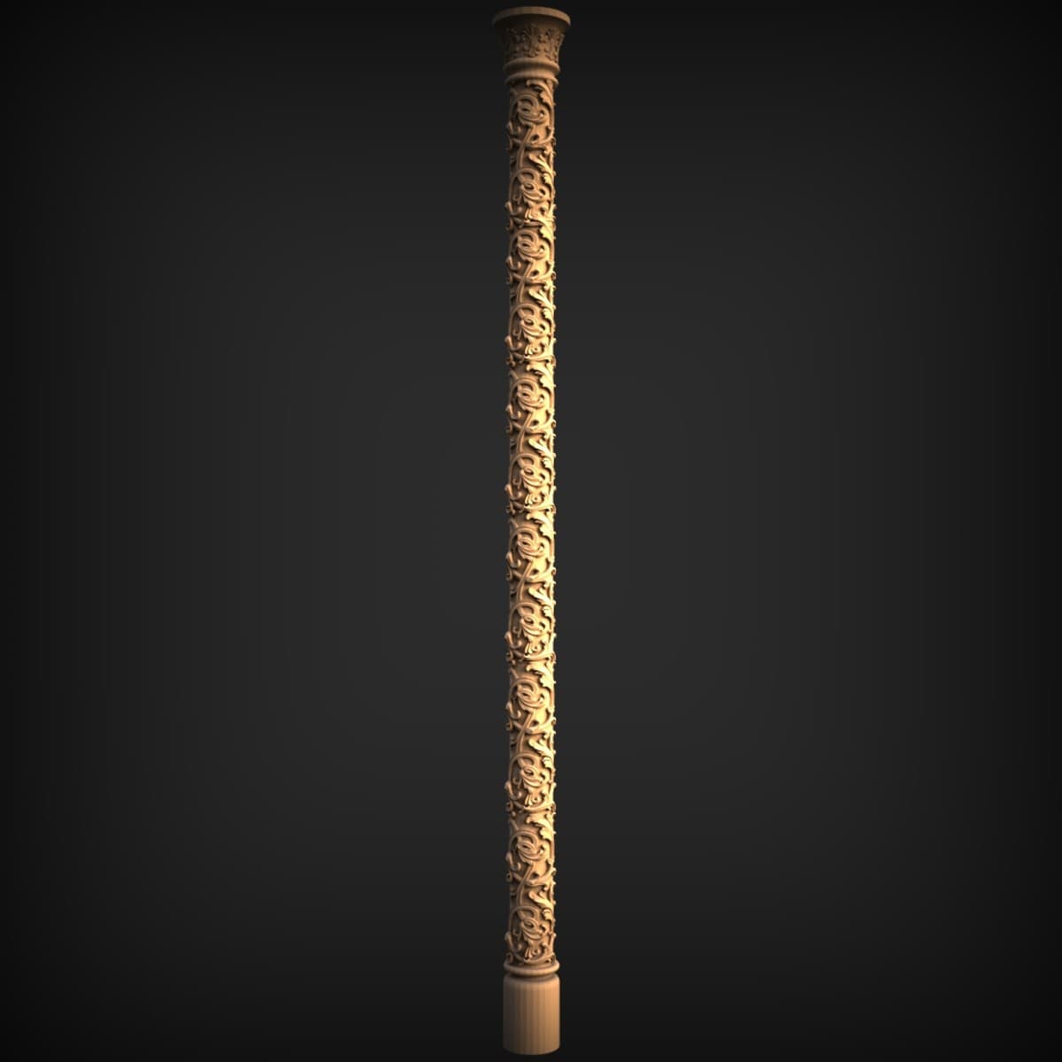 Acanthus Vine Column Wrap