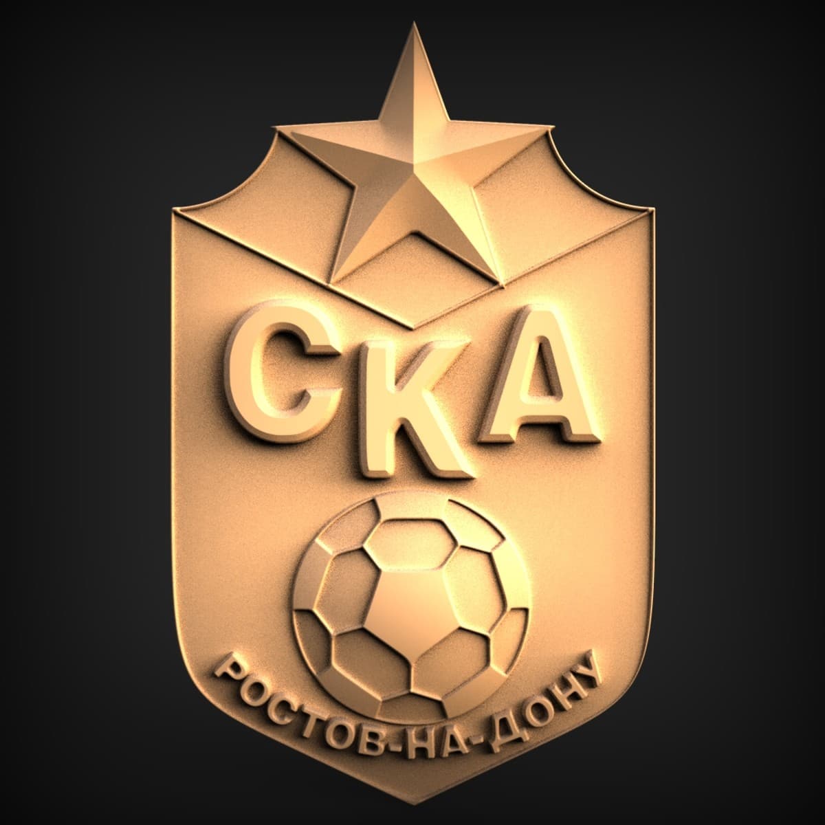 Football Club Crest Shield Plaque